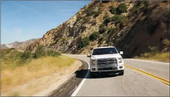  ?? MYUNG J. CHUN/LOS ANGELES TIMES ?? Ford Motor faces a production shutdown of its F-150 pickups after a fire at a parts manufactur­er.