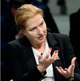  ?? ?? Popolare Tzipi Livni, 65 anni: è molto apprezzata in Israele