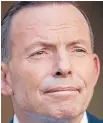  ??  ?? Tony Abbott