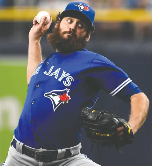  ?? DOUGLAS P. DEFELICE / GETTY IMAGES ?? Toronto closer Jordan Romano has shut down all talk of a committee approach to the back end of the bullpen.