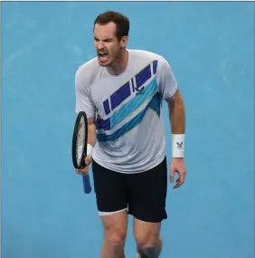  ?? ?? Andy Murray saw off Reilly Opelka 6-7 (6), 6-4, 6-4 to reach the Sydney Tennis Classic final