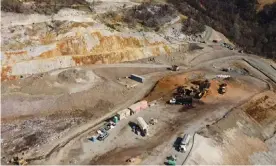  ?? ?? Water samples from Clover Flat landfill in Calistoga, California, have confirmed the presence of PFAS chemicals. Photograph: Courtesy of Brian Lilla