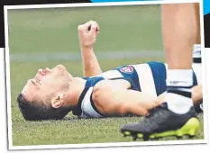  ?? Picture: GETTY ?? Selwood on the deck against Freo in 2017.