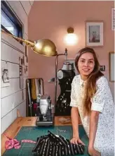  ?? Houston Ballet ?? First soloist Allison Miller (@amiller15) shows viewers her sewing studio after she makes Pop-Tarts during her segment of Houston Ballet at Home.