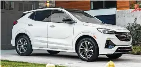  ?? ?? The 2022 Buick Encore GX comes with a 1.3-liter turbocharg­ed three-cylinder engine and available all-wheel drive.