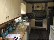  ??  ?? Above, left to right, a kitchen extension to a 100-year-old mining cottage in need of light and space. Far right, Gareth’s plan for a reimagined space and, main, a similar kitchen project completed in Dublin