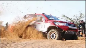  ?? PIC: KENNEDY RAMOKONE ?? Dusty roads: The Desert Race has been a local favourite