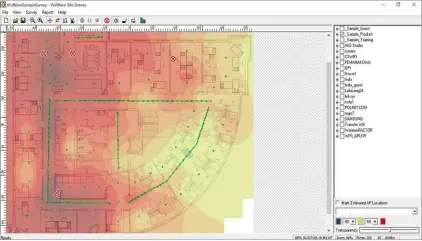  ??  ?? ABOVE Want to determine the strength of your Wi-Fi signal? Here’s VisiWave in action