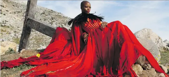  ?? RICO TORRES/NBC ?? Florence Kasumba portrays the Wicked Witch of the East in Emerald City, a reimaginat­ion of The Wizard of Oz.