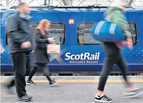  ?? Picture: Getty . ?? Commuters in Fife were left angry over ScotRail’s announceme­nt, with one calling it “an insult”.