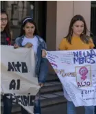  ?? ALEJANdro GAmBoA ?? Imagen de la manifestac­ión por el asesinato de Andrea Fernández, de 20 años.