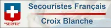  ??  ?? Les Secouriste­s français «Croix Blanche» sont tous des volontaire­s. Leur devise est Servir