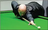  ?? ?? STUNNER: Luca Brecel on his way to victory