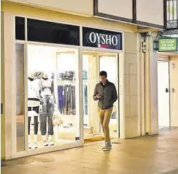  ?? KMY ROS ?? Oysho es la última firma que ha anunciado el cierre de su local en el centro.