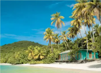  ?? ANTHONY ANEESE TOTAH JR./DREAMSTIME ?? Cinnamon Bay Beach is located on St. John, the smallest of the U.S. Virgin Islands.