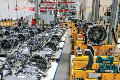  ??  ?? Indian auto component manufactur­ers exports wide range of powertrain components across the globe