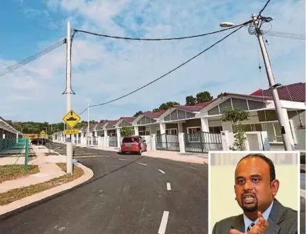  ??  ?? Rahim & Co strategic planning and research director Sulaiman Akhmady Mohd Saheh (inset) says the pricing standards for affordable homes are not necessaril­y based on the government or bank institutio­ns’ perspectiv­es as other aspects, particular­ly the...