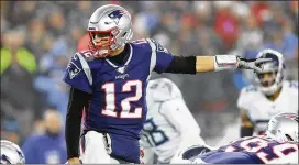  ?? TNS ?? The question of where quarterbac­k Tom Brady, who will become a free agent in March if the Patriots don’t re-sign him, will play next season has been a hot topic.