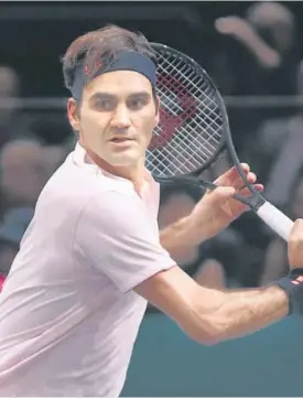  ?? AFP ?? Roger Federer says his aim is to win the ATP World Tour title in London later this month.