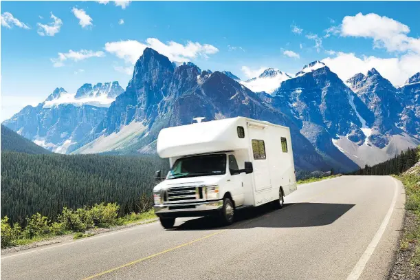  ?? — GETTY IMAGES FILES ?? As Laura Ballance found out on her recent summer road trip, you can’t beat a western Canadian adventure in an RV.