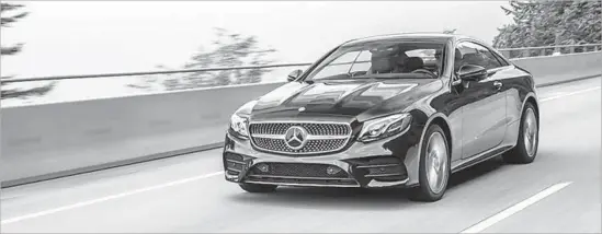  ?? Photograph­s by Mercedes-Benz ?? THE MERCEDES-BENZ E400 4Matic Coupe is a compelling combinatio­n of sports car and grand tourer. There’s a lot of technology wrapped inside the car too.