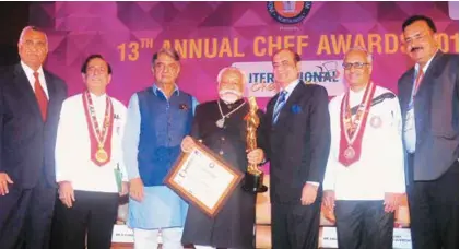  ??  ?? The objective of the Awards is to offer chefs a platform to showcase and hone their culinary skills”