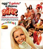  ?? ?? Pagine pubblicita­rie Algida con Patty Pravo e Nada.