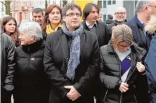  ?? REUTERS ?? Puigdemont, el viernes pasado, en un acto político en Bruselas