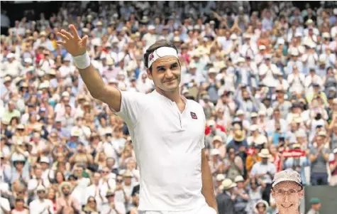  ?? IMAGO ?? Die physische Verfassung stimmt: Roger Federer ist auch mit 37 Jahren noch fit für grosse Titel.