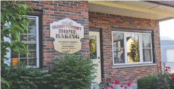  ?? [WHITNEY NEILSON / THE OBSERVER] ?? Sunnycrest Home Baking located in Hawkesvill­e is the fourth and final landmark in the route before heading back north to Elmira to the starting point on the Kissing Bridge Trail.