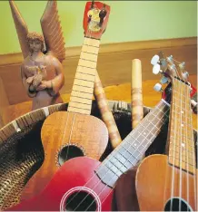  ?? DONALD WEBER ?? The ukulele has enjoyed a popular, almost cultlike, surge in popularity recently.