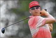  ?? DREW HALLOWELL /GETTY IMAGES ?? Ricky Barnes birdied eight holes in grabbing a share of the first-round lead Thursday at the AT&T Byron Nelson in Irving, Texas.
