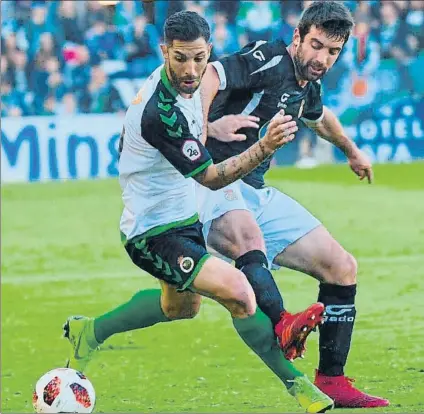  ?? FOTO: RACING DE SANTANDER ?? Un punto luchado El Real Unión peleó por volver con un punto de El Sardinero y logró su cometido