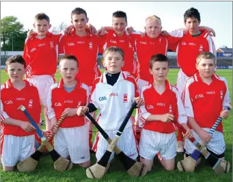  ??  ?? Poulfur, winners by 2-6 to 1-4 when they met Gorey C.B.S. in the Rackard League mini sevens hurling final.