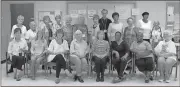  ?? Contribute­d photo ?? New members for the Cedartown Sole Mates dance class include (from left to right) Karen Johnson, Gladette Garner, Kathy Carr, Patricia Mashburn, Joyce Sorrells, Patricia Sewell, Angela Sewell and Gail Smith; back row Sole Mates are, Alice Powell,...