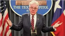  ?? Marvin Pfeiffer/Staff photograph­er ?? What Lt. Gov. Dan Patrick says and does that disparages and attacks teachers and their students and schools is shameful.