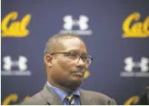  ?? Peter DaSilva / Special to The Chronicle 2016 ?? Cal athletic director Mike Williams said he will not seek an extension of his contract, which will expire in May.