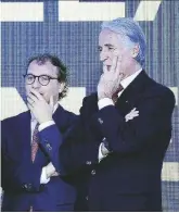  ?? Ansa ?? Coppia
Il ministro dello Sport, Luca Lotti e il presidente del Coni, al secondo mandato, Giovanni Malagò
