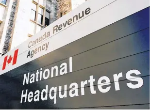  ?? CHRIS ROUSSAKIS/POSTMEDIA NEWS ?? Some Canadians are already discoverin­g they are owed significan­t amounts of money from the Canada Revenue Agency that they never claimed.