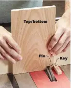  ??  ?? Top/bottom Pin Key