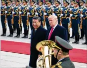  ?? DOUG MILLS / THE NEW YORK TIMES 2017 ?? President Donald Trump and President Xi Jinping of China saw trade talks between the world’s biggest economies break down last week