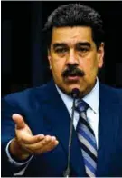  ??  ?? DENUNCIA. El mandatario venezolano vuelve a hablar de atentados en su contra.
