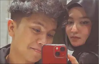  ?? (Foto Genes Gulitah/ BH) ?? Haqiem akui jarang berkongsi foto bersama isteri di media sosial.
Mempunyai pertalian darah, Haqiem bakal membawa cabaran dalam FD3 bersama Ariff.