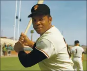  ?? THE ASSOCIATED PRESS — 1970 ?? Willie Mays hit his 615th career home run in the Giants’ 6-1 loss to the Cubs, who got a homer from Ernie Banks.