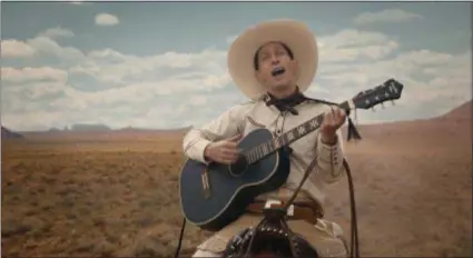  ?? NETFLIX PHOTOS ?? Tim Blake Nelson appears in a scene from “The Ballad of Buster Scruggs,” the new movie from the Coen brothers.