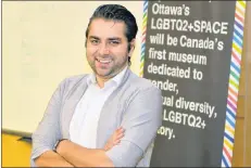  ?? TERRENCE MCEACHERN/THE GUARDIAN ?? Bijan Adatia, interim chair of Pride P.E.I., led a town hall session during Saturday’s Youth Forum at Holland College to hear how the organizati­on can better support young members of P.E.I.’s LGBTQ community. The Youth Forum was hosted by the Canadian Centre for Gender and Sexual Diversity.