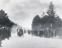  ??  ?? World’s first motor race took place along the banks of the Seine from the centre of Paris to Neuilly on this day in 1887