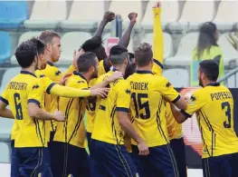  ??  ?? Il Modena fa festa: contro l’Ascoli ecco una vittoria importante