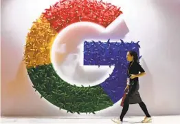  ?? NG HAN GUAN AP ?? Google says it won’t develop new ways to follow individual­s across the Internet.