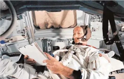 ?? NASA ?? Michael Collins durante la misión Apolo 11